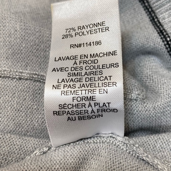 89th Madison long form cardigan size 2XL gray with black triming. - Picture 7 of 7